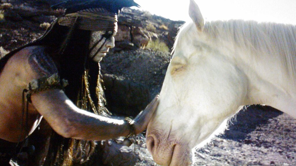 lone ranger with silver horse