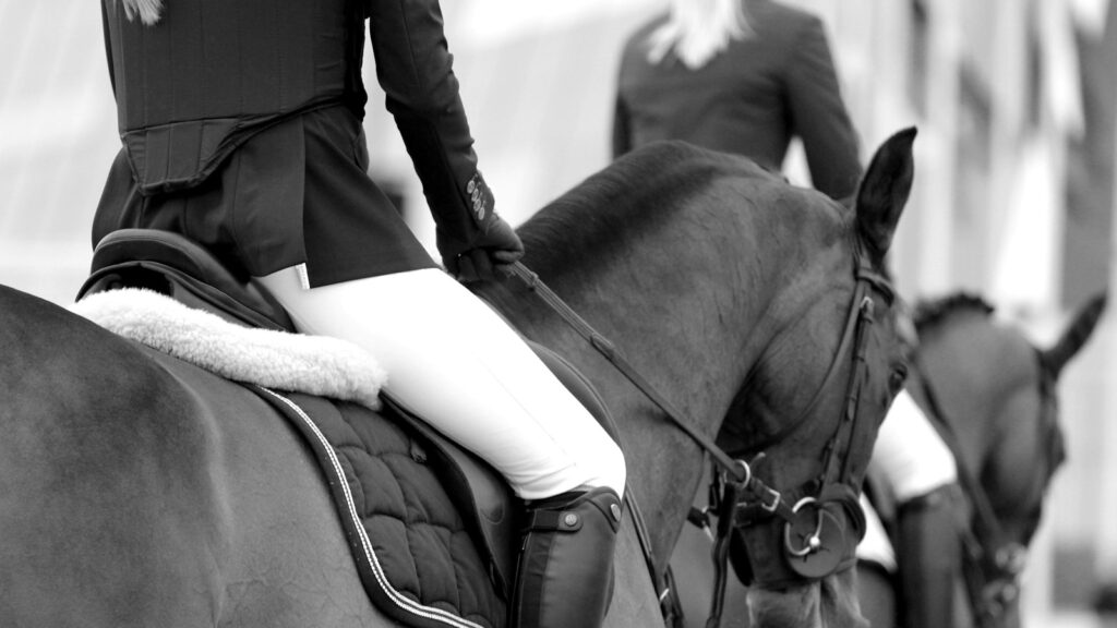 woman riding on horse