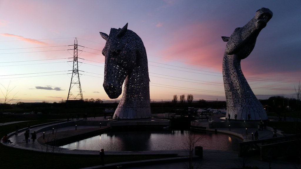 Kelpies Dusk