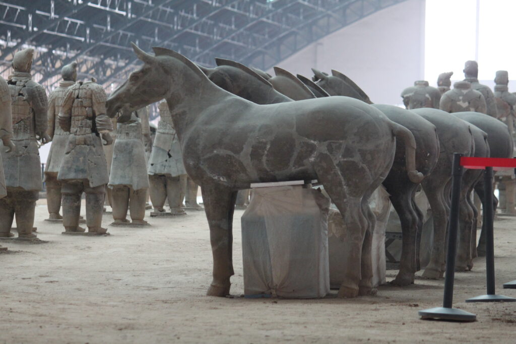 Qin Terracotta Horses, Pit 1 Statue Restoration Area