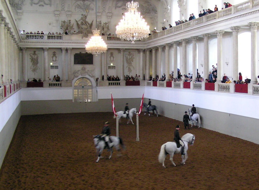 Spanish Riding School, Winter Riding School arena, Vienna, Austria