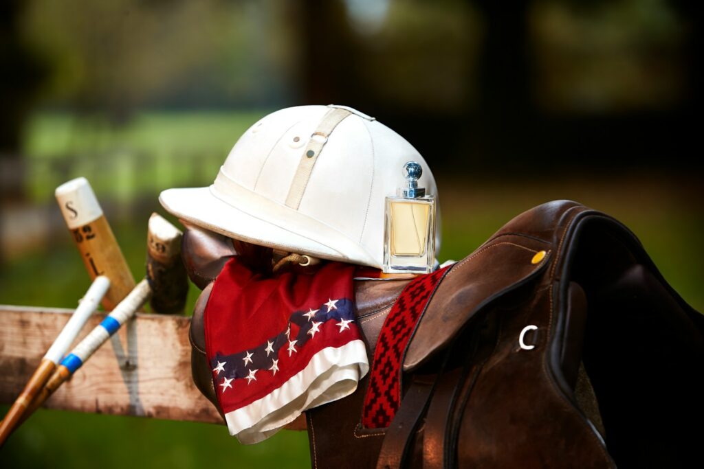 Hat on the fence and saddle