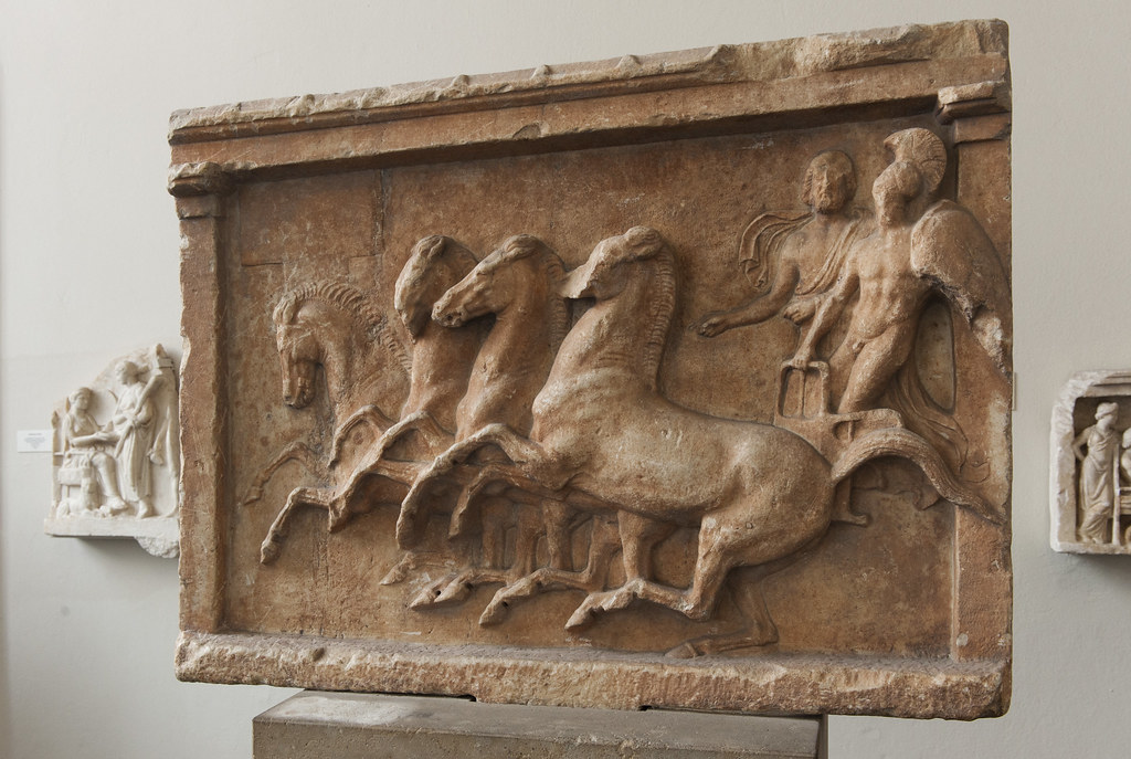 Classical charioteer, presumably Amphiaraos