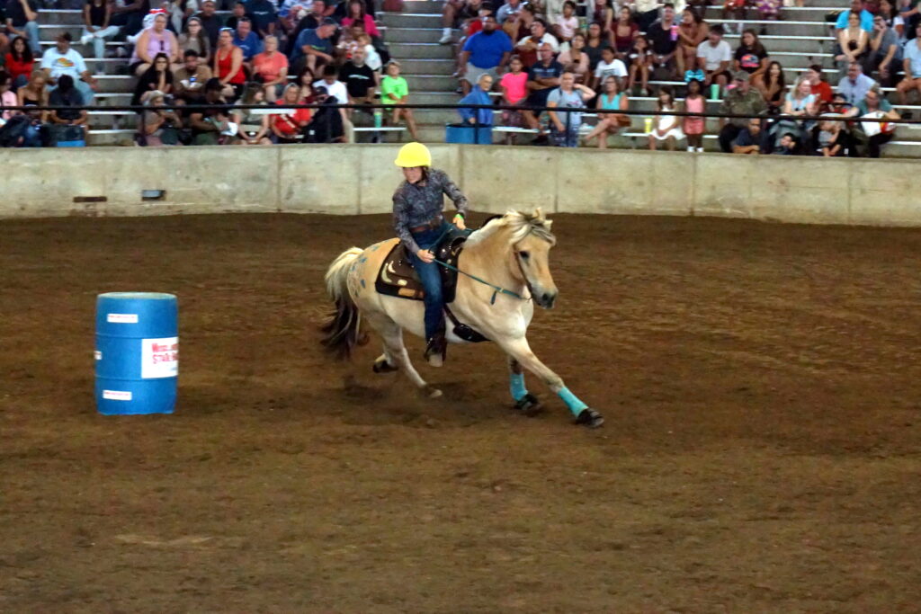 Wisconsin State Fair 48 (barrel racing at Coliseum) 2024