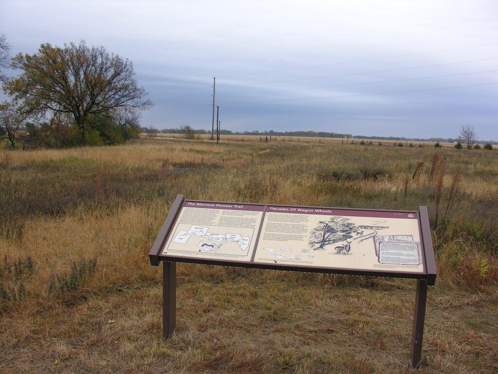 MurdockMormon Trail Ruts (1.5 miles south of Alda) on the Mormon Pioneer National Historic Trail