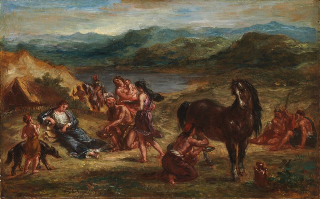 Ovid among the Scythians
Eugène Delacroix (1798–1863)