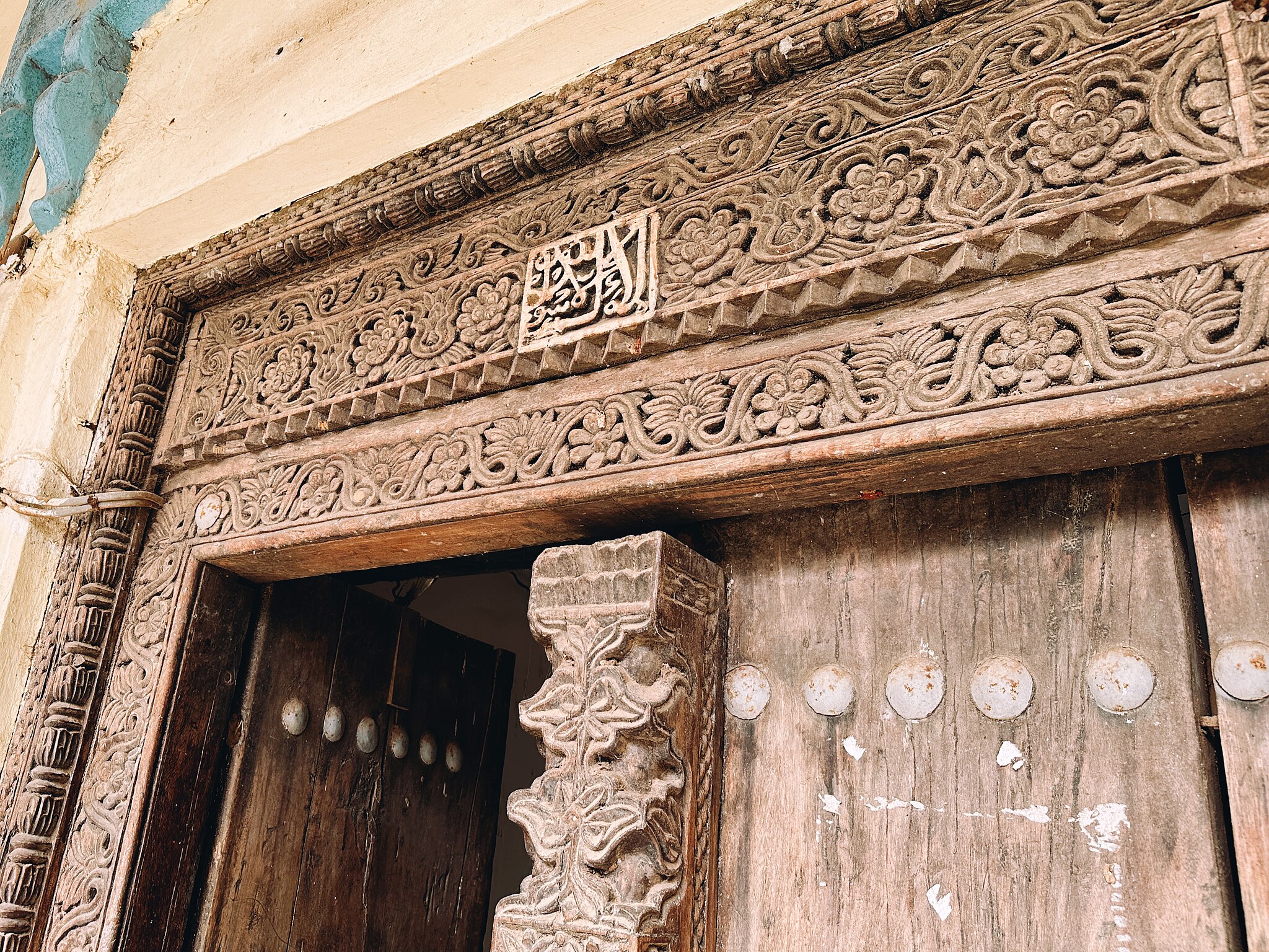 Swahili door details, Pangani District, Tanga Region