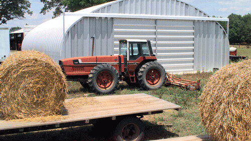 Hay stoed to prevent from insects