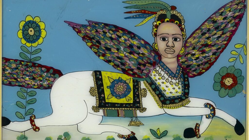 poicture of flying horse