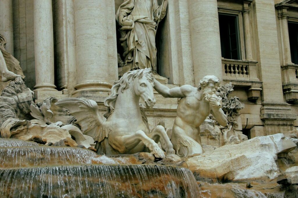 Trevi Fountain sculptures