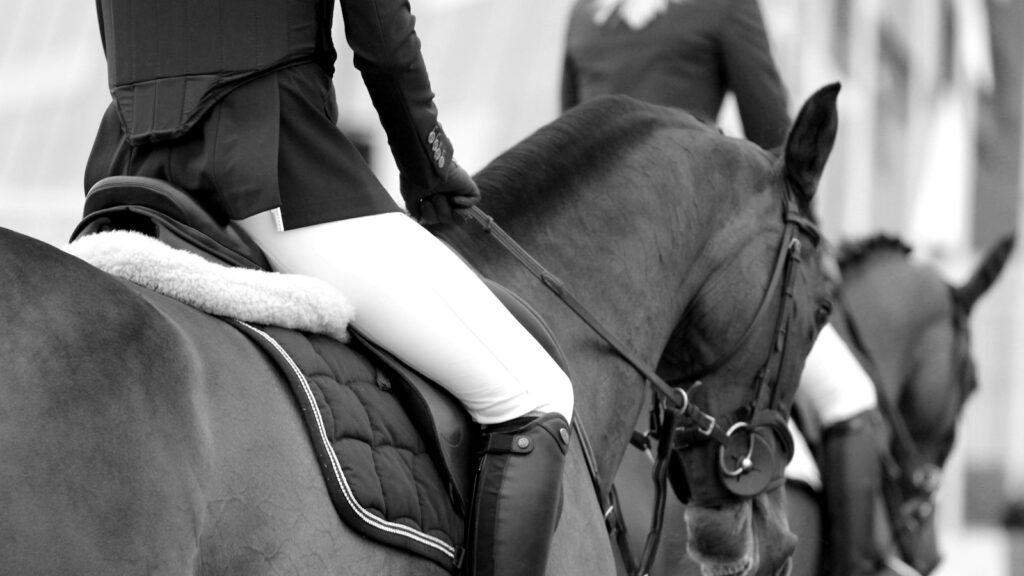 woman riding on horse