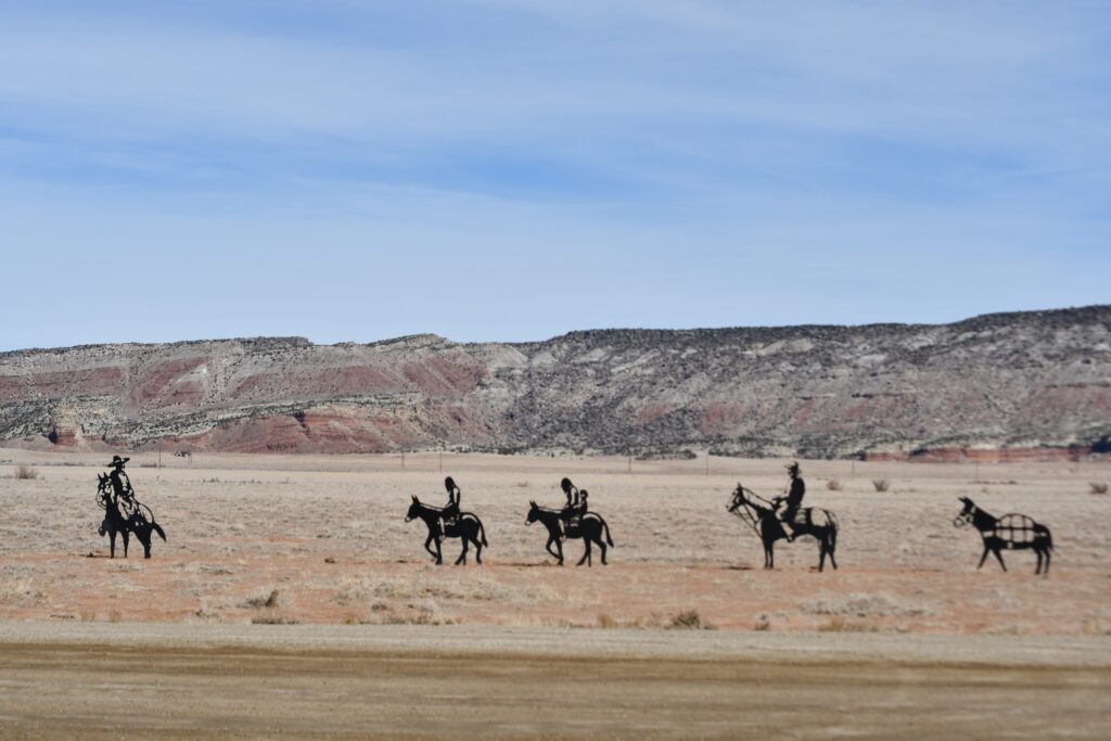 Buckhorn Flats Old Spanish Trail Silhouettes