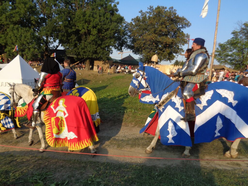 Renaissance Festival, Koprivnica, Croatia (2016) - knights riding the horses