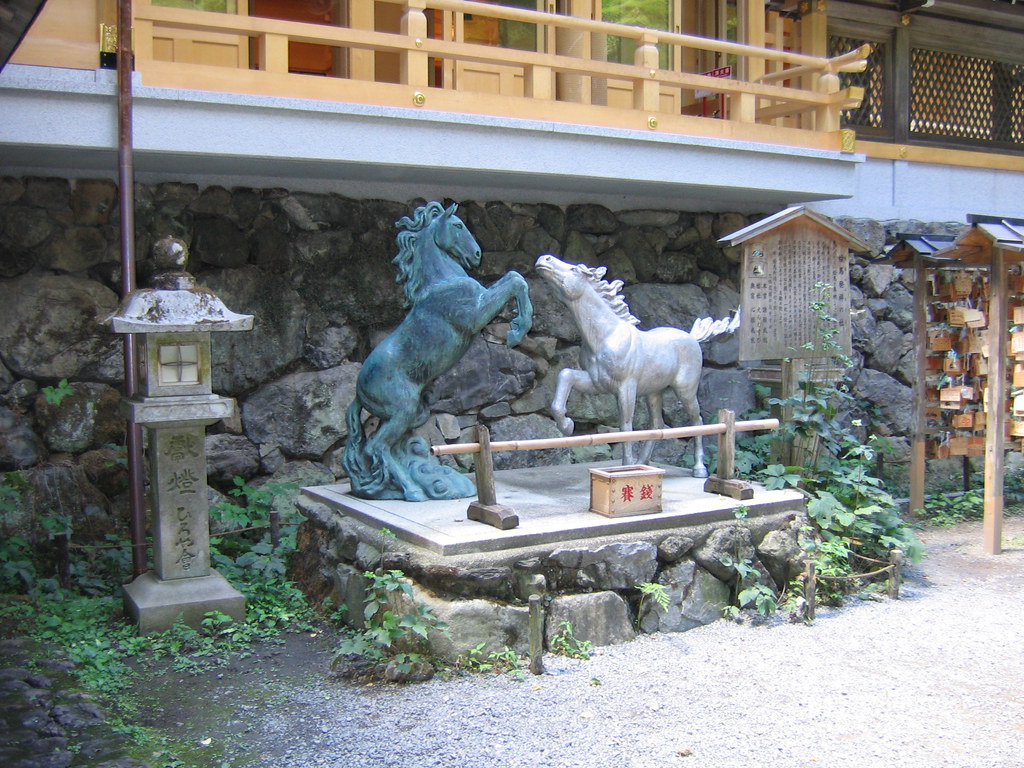 Kibune Jinja Horses Statue