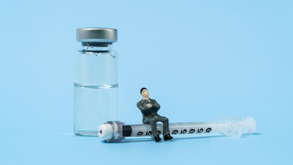 a person on a machine