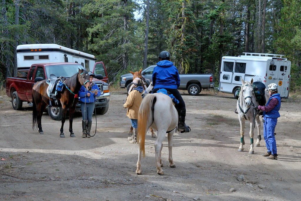 Horses trailers & riders at Royal Gorge-04 10-21-12