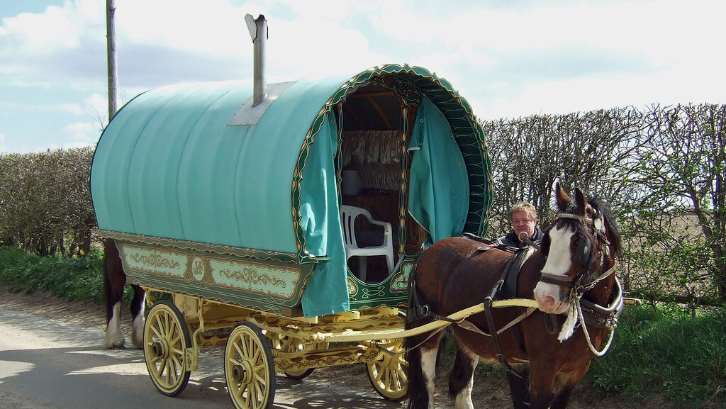 Horse transport on silk road
