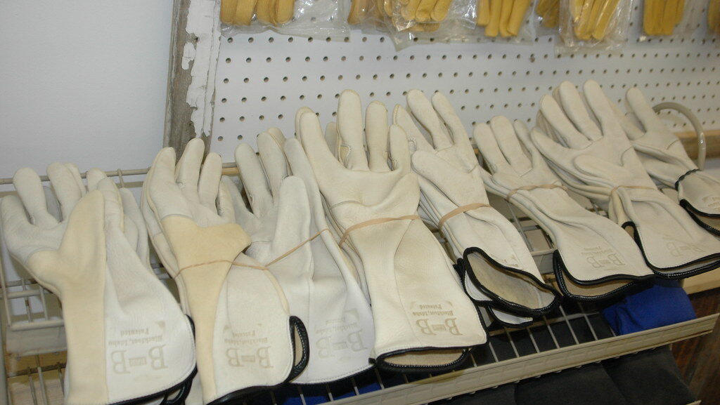 Horse riding gloves