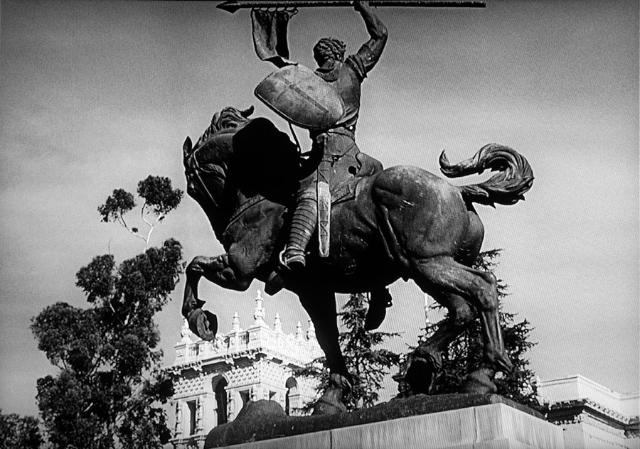 Balboa Park El Cid statue 