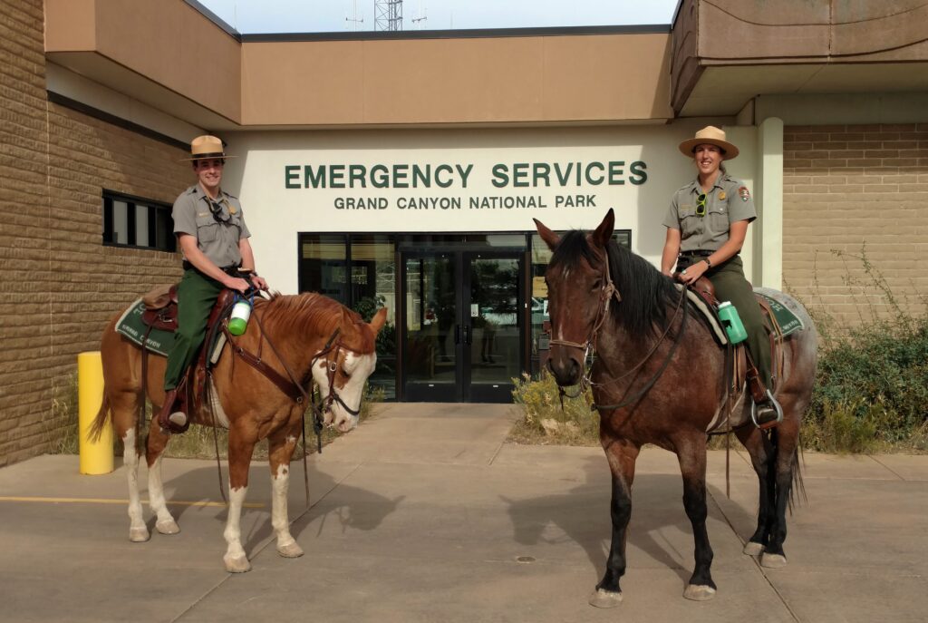 Mounted Horse Patrol at Grand Canyon (2017)