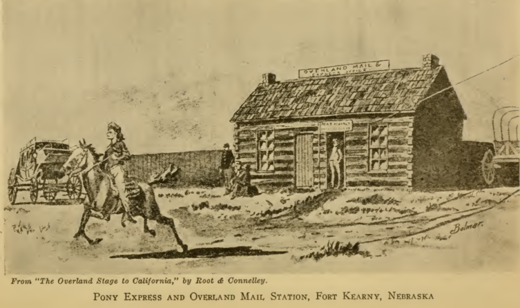 Pony Express, Fort Kearny, Nebraska