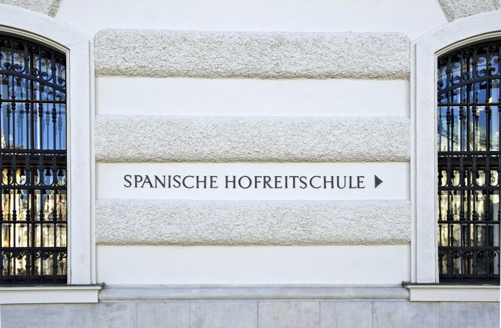 Spanish Riding School Vienna entrance Hofburg