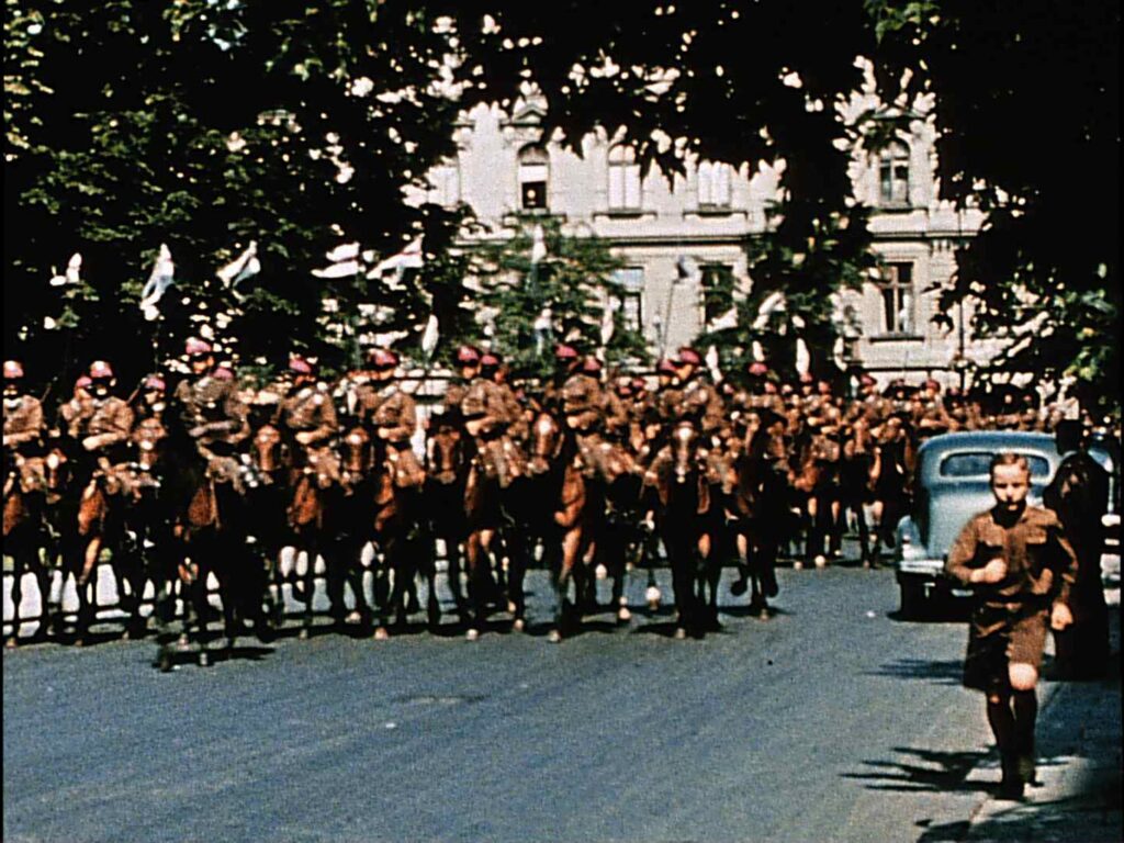 Warsaw in Poland, Królewska 6 Street in August 1939, just before the Second World War