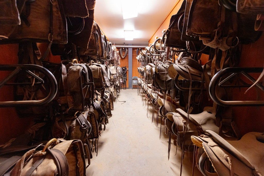 Tack room at Stephens Creek Corral