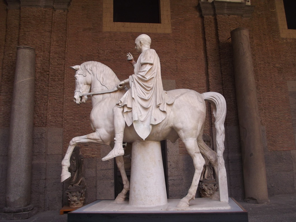 National Archaeological Museum of Naples - M. Nonius Balbus Statue
