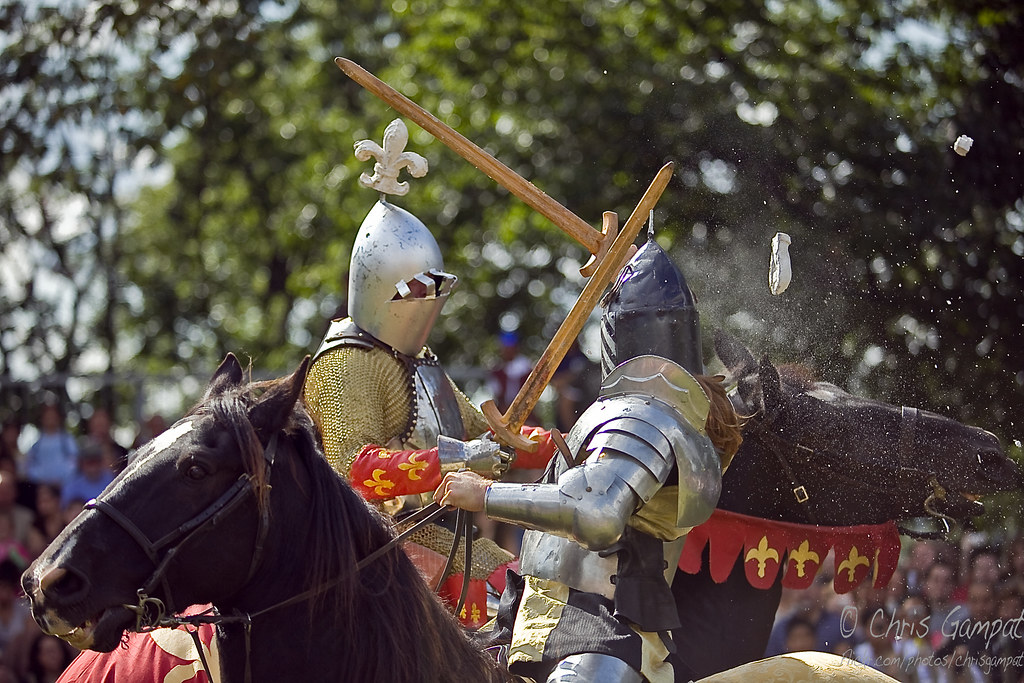 Knight Smashes Standard