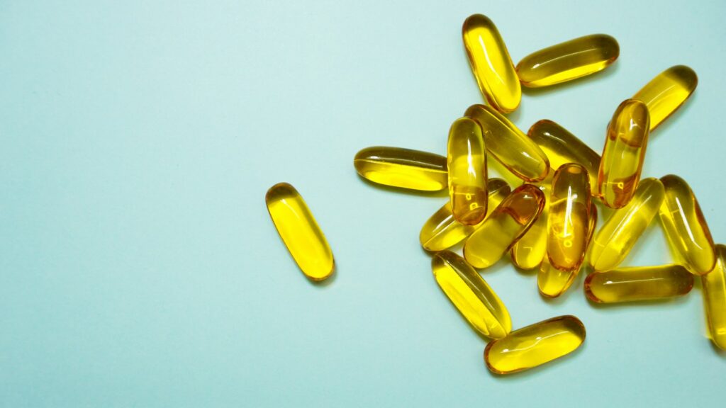 brown and yellow medication tablets