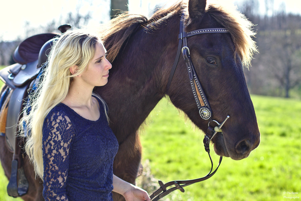 Human and horse unconditional love