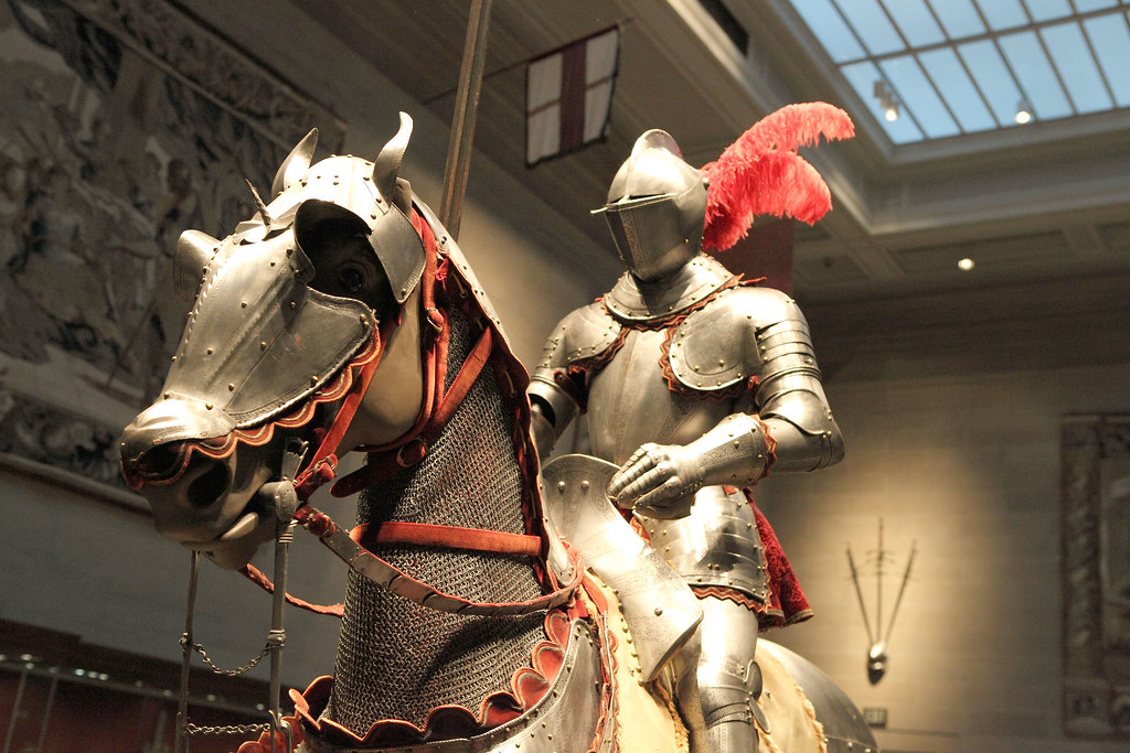 Medieval Knight with Horse