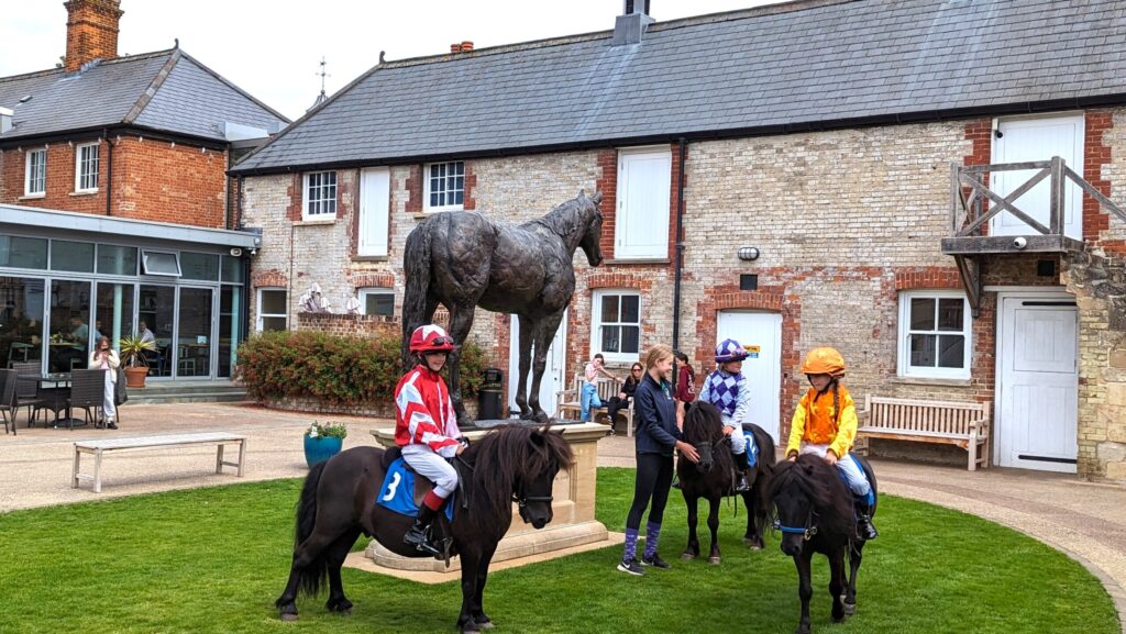 courtyard of national museum of horse racing