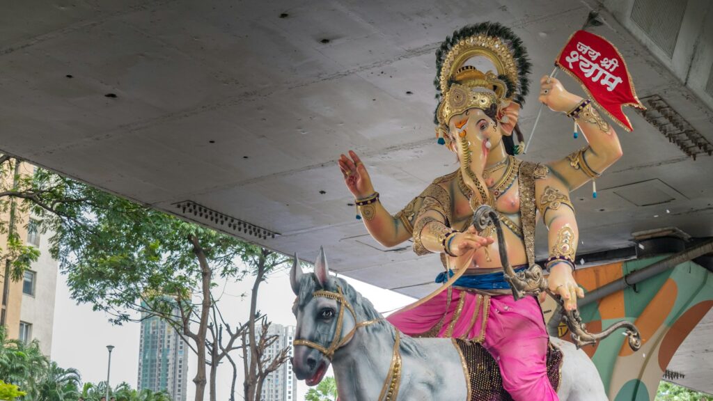 A statue of a person riding a horse