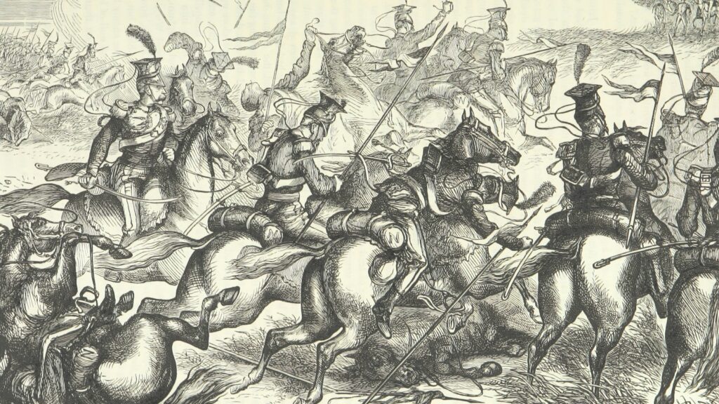 sketch of horses