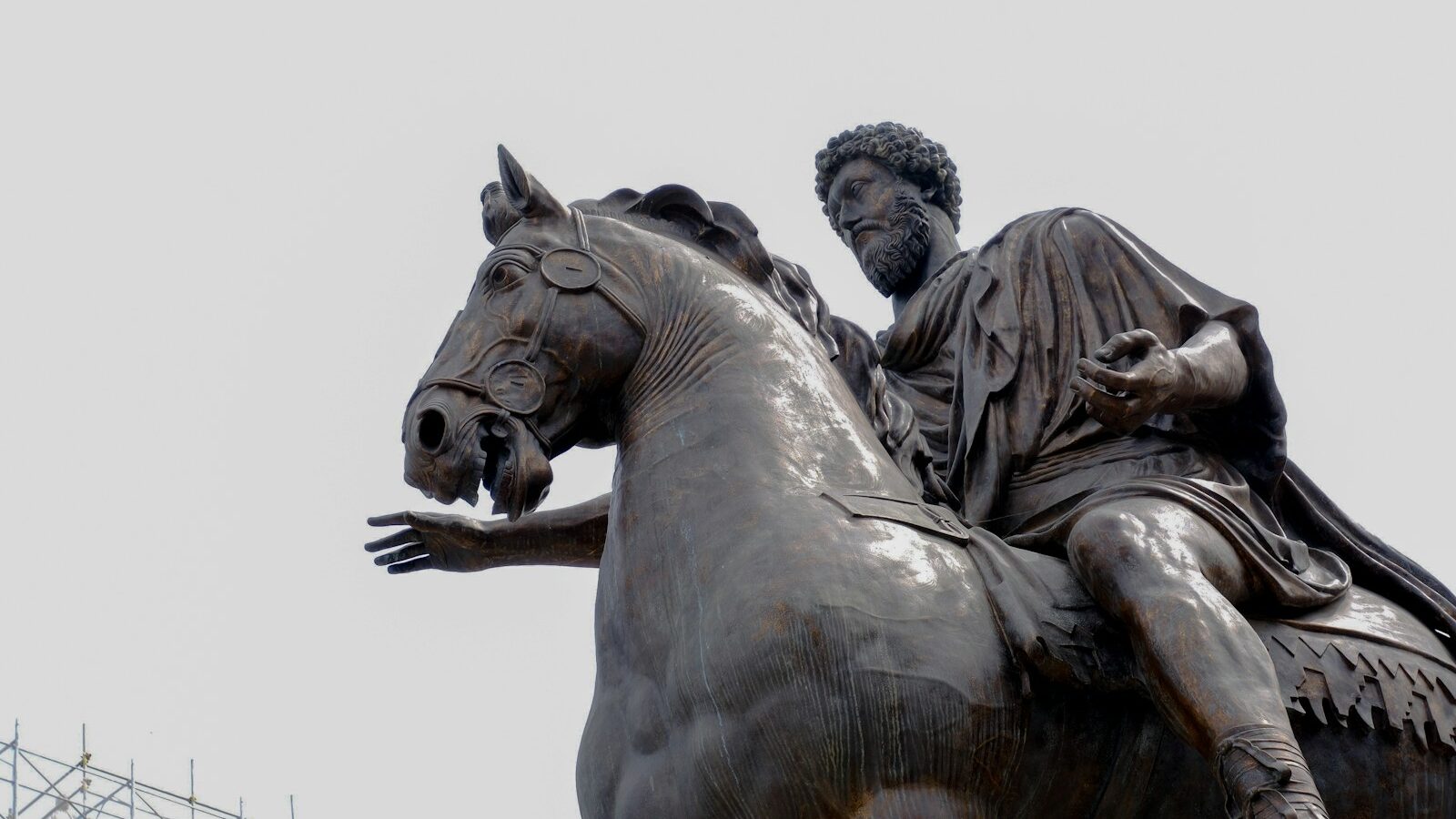 Equestrian statue of marcus aurelius, rome.