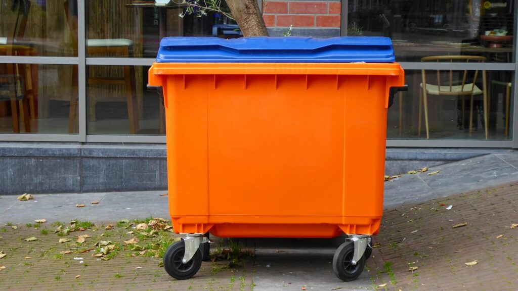a waste box