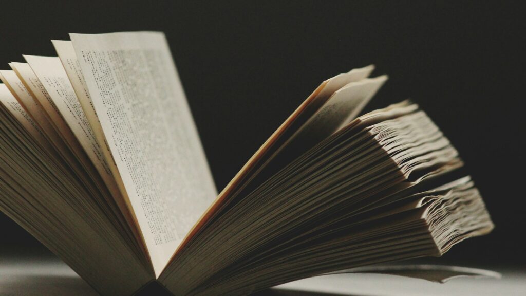 opened book