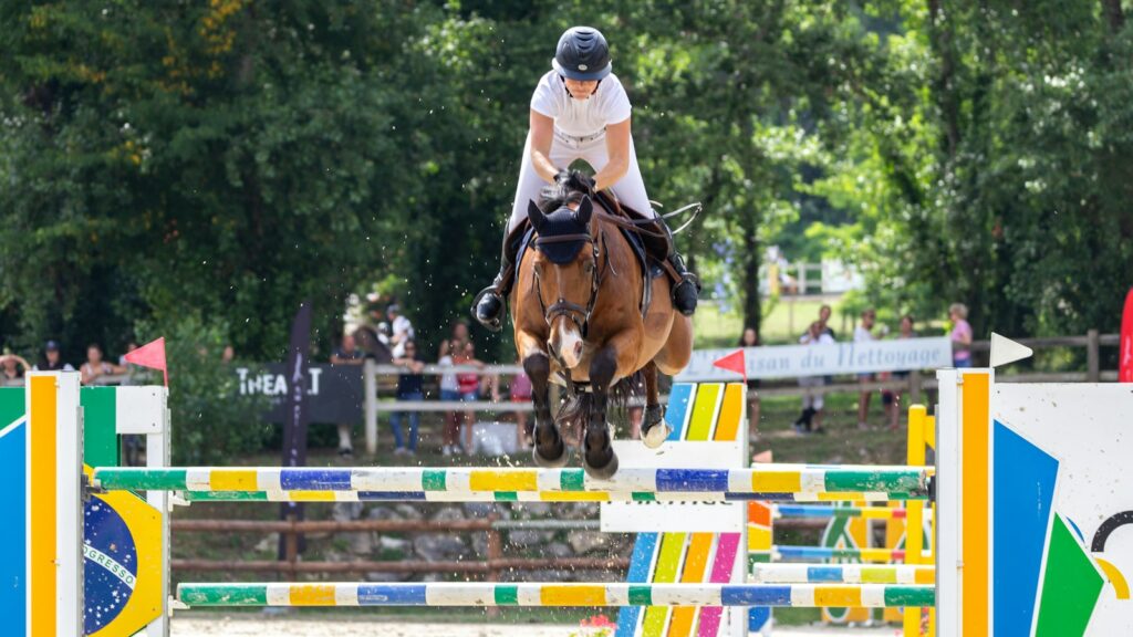 man riding brown horse during daytime