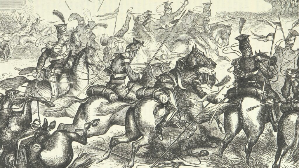 sketch of horses